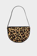 SIMONMILLER Belo Half Moon Shoulder Bag with Seed Bead Embellishment
