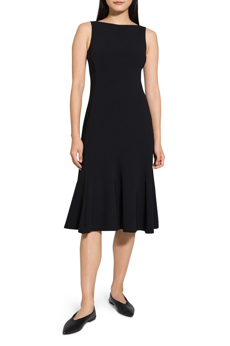 Admiral Sleeveless Dress, Main, color, BLACK