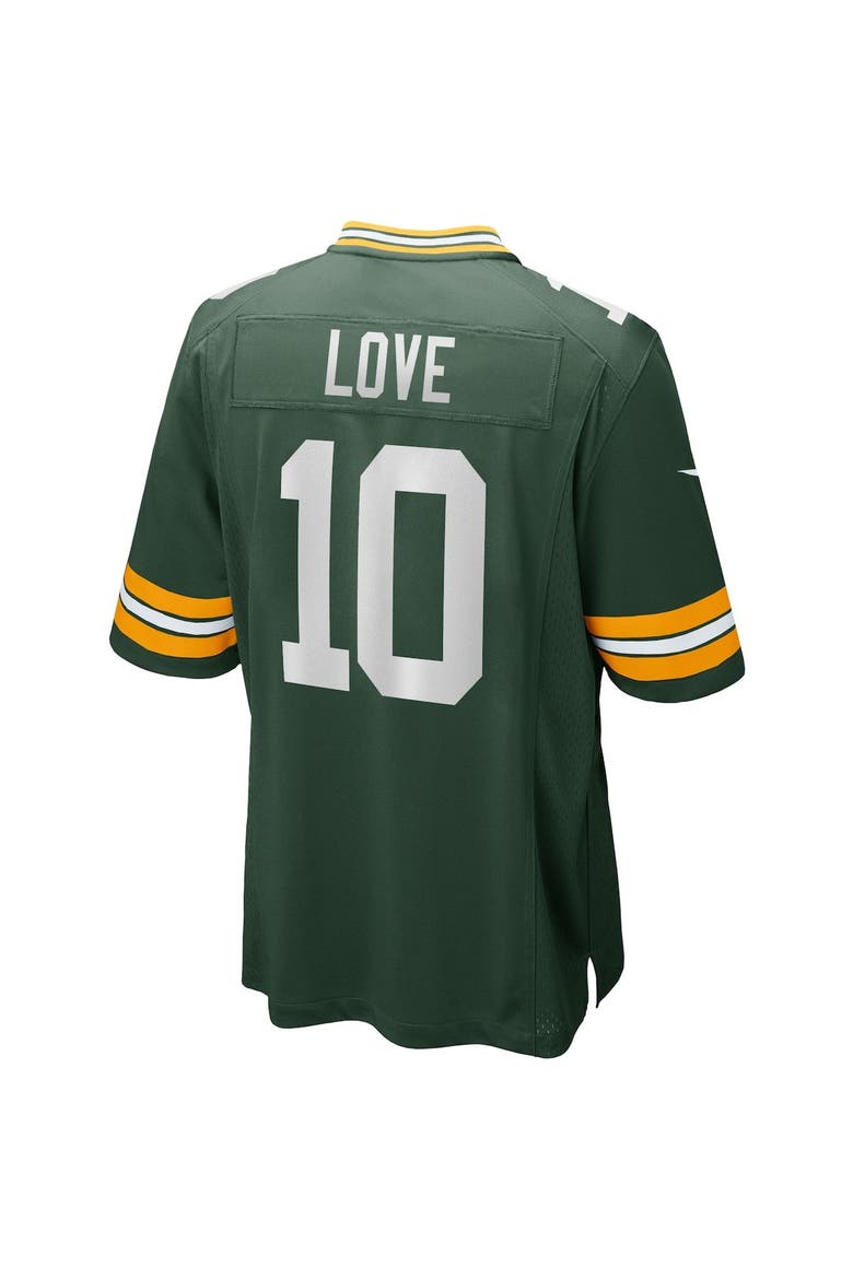 Men's Nike Jordan Love Green Green Bay Packers Game Jersey, Alternate, color, Green