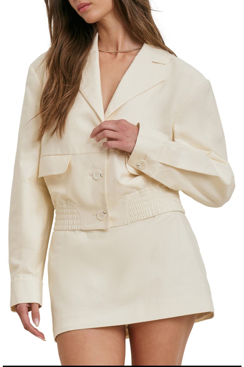 The Farrah Cotton Jacket, Main, color, CREAM