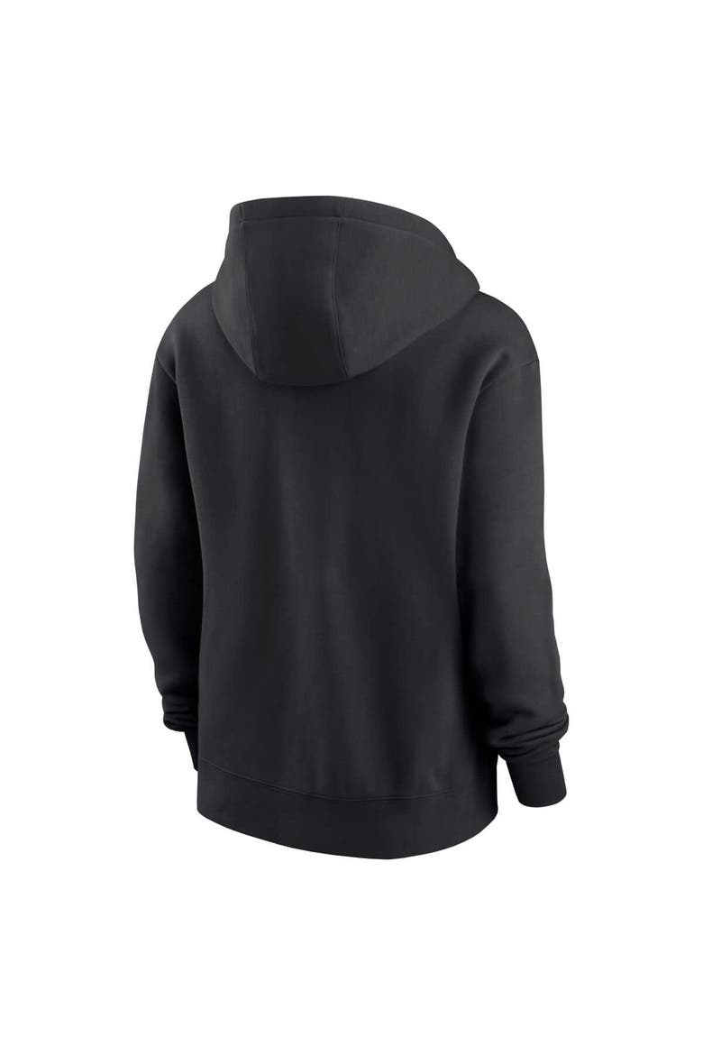 Women's Nike Black Pittsburgh Steelers Club Fleece Pullover Hoodie, Alternate, color, Black