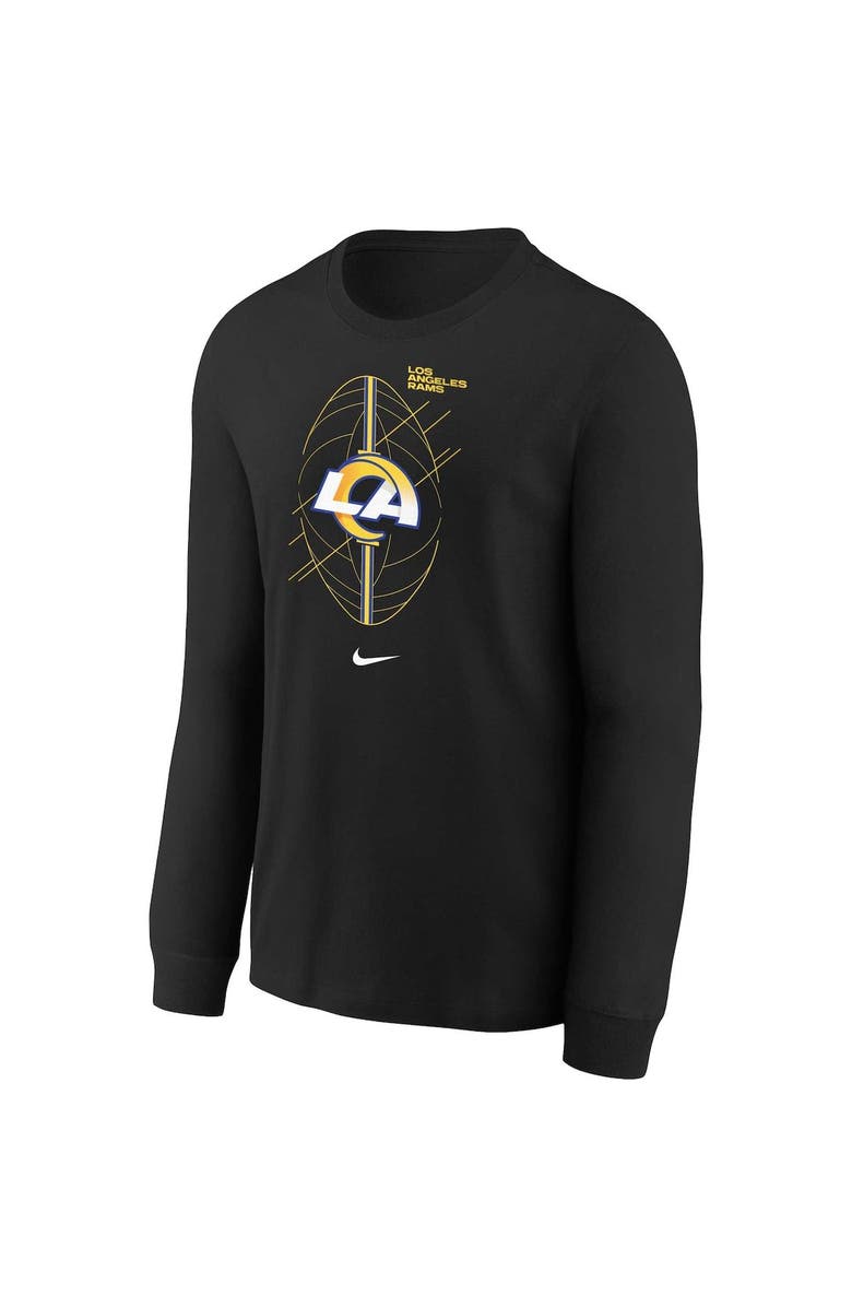 Nike Toddler Nike Black Los Angeles Rams Icon Long Sleeve T-Shirt, Alternate, color, Black