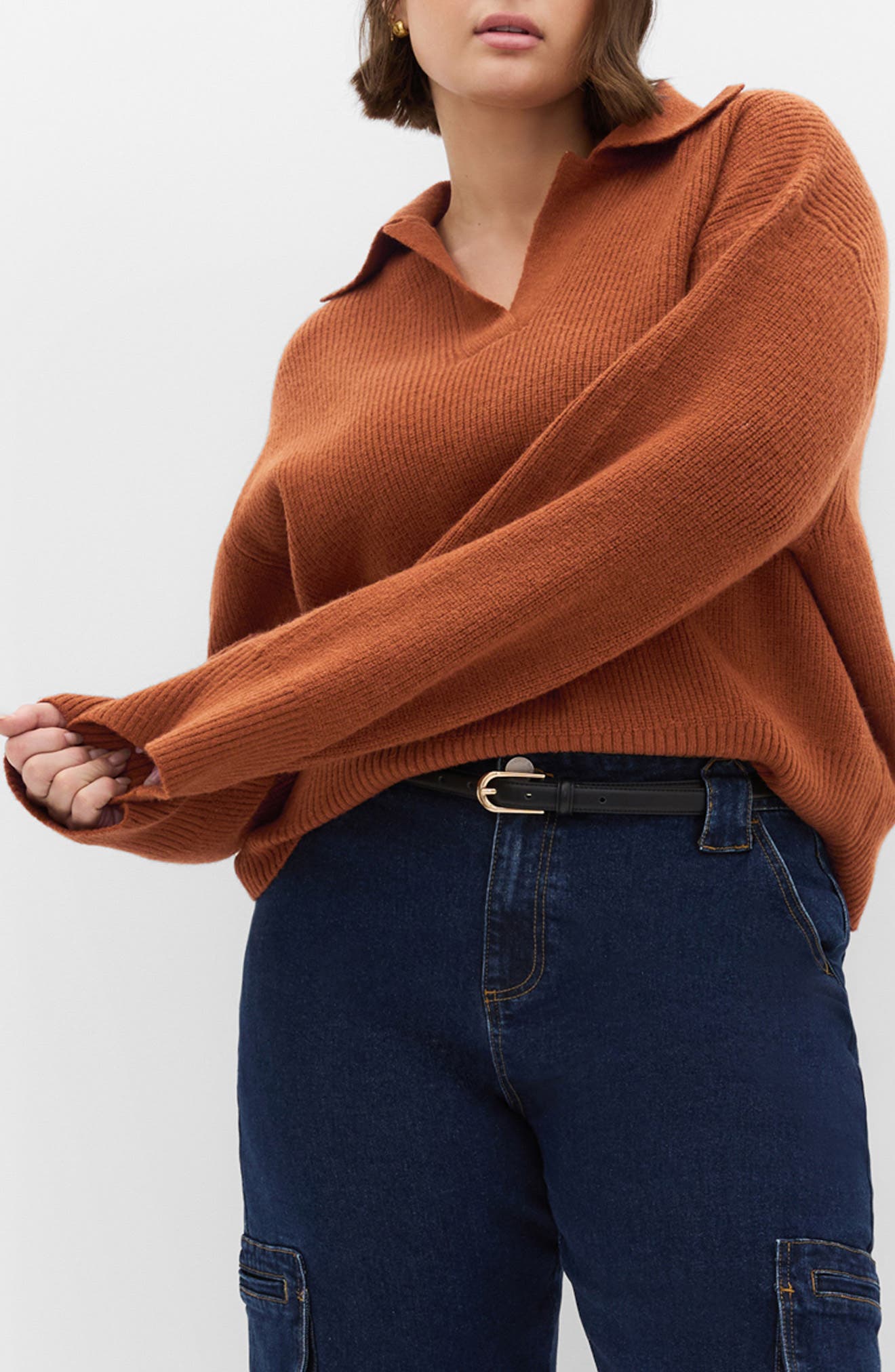 Opal Spread Collar Sweater - image 5