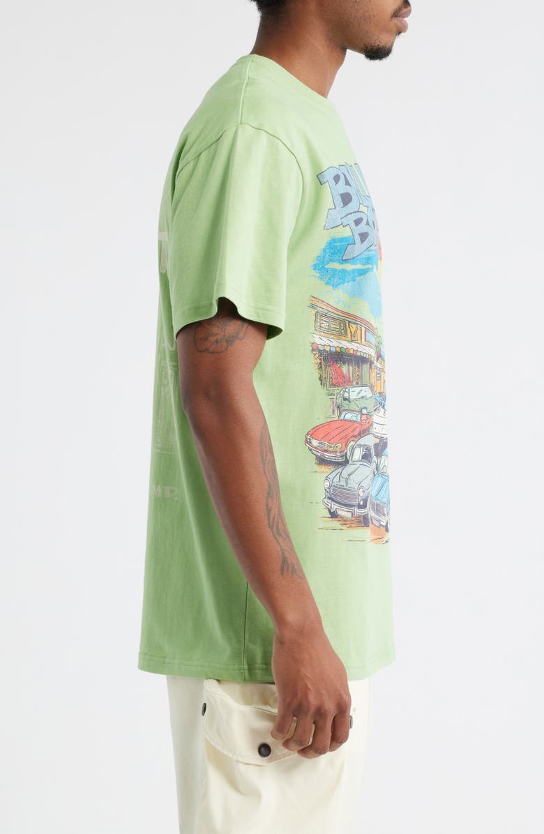 Billionaire Boys Club Partay Oversize Graphic T-Shirt, Alternate, color, Forest Sha