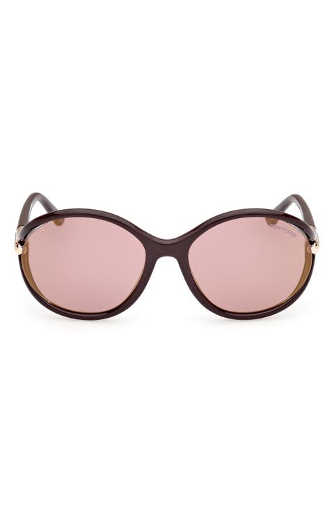 Melody 59mm Round Sunglasses