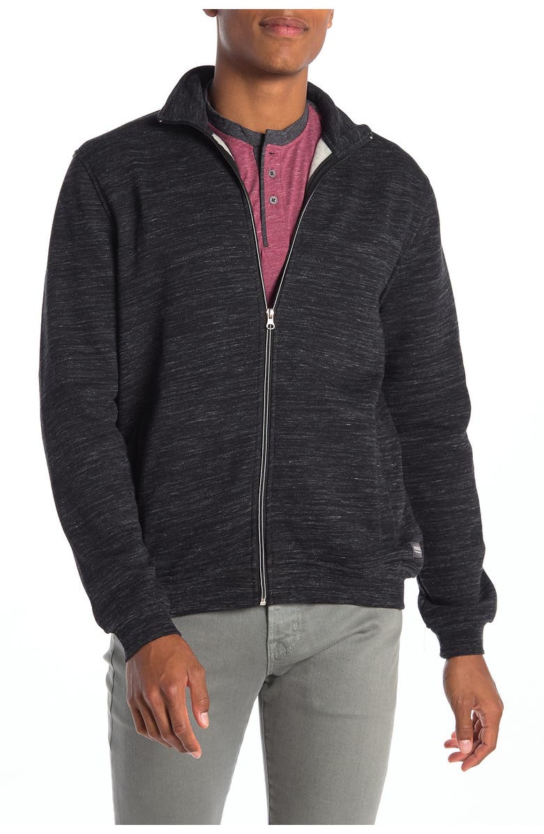 HERITAGE Mock Neck Zip Fleece Jacket, Main, color,