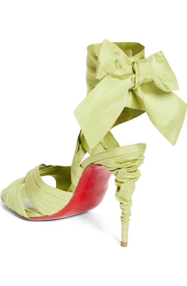 Christian Louboutin Affabula Ankle Wrap Sandal, Alternate, color, Haiiro/ Lin Haiiro