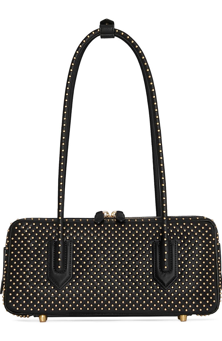 Rebecca Minkoff The Brief Stud Leather Shoulder Bag, Main, color,