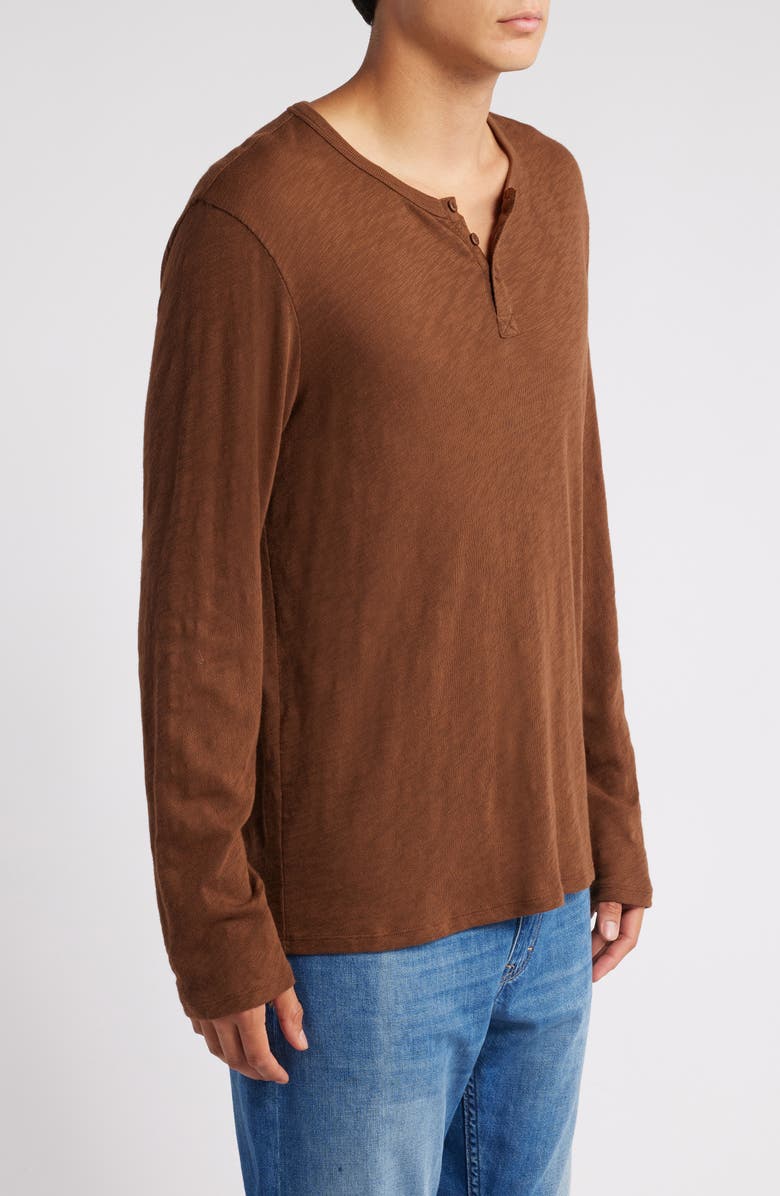 ATM Anthony Thomas Melillo Cotton Slub Henley, Alternate, color, 