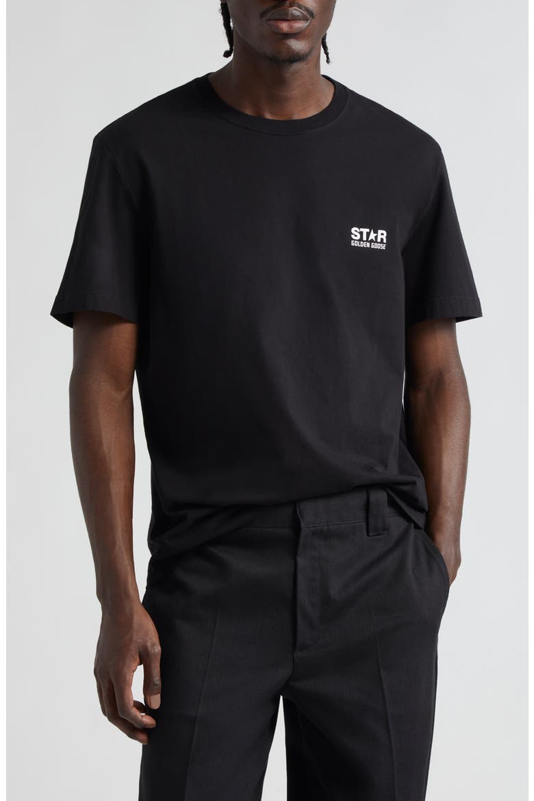 Big Star Logo Graphic Tee, Main, color, BLACK/ WHITE