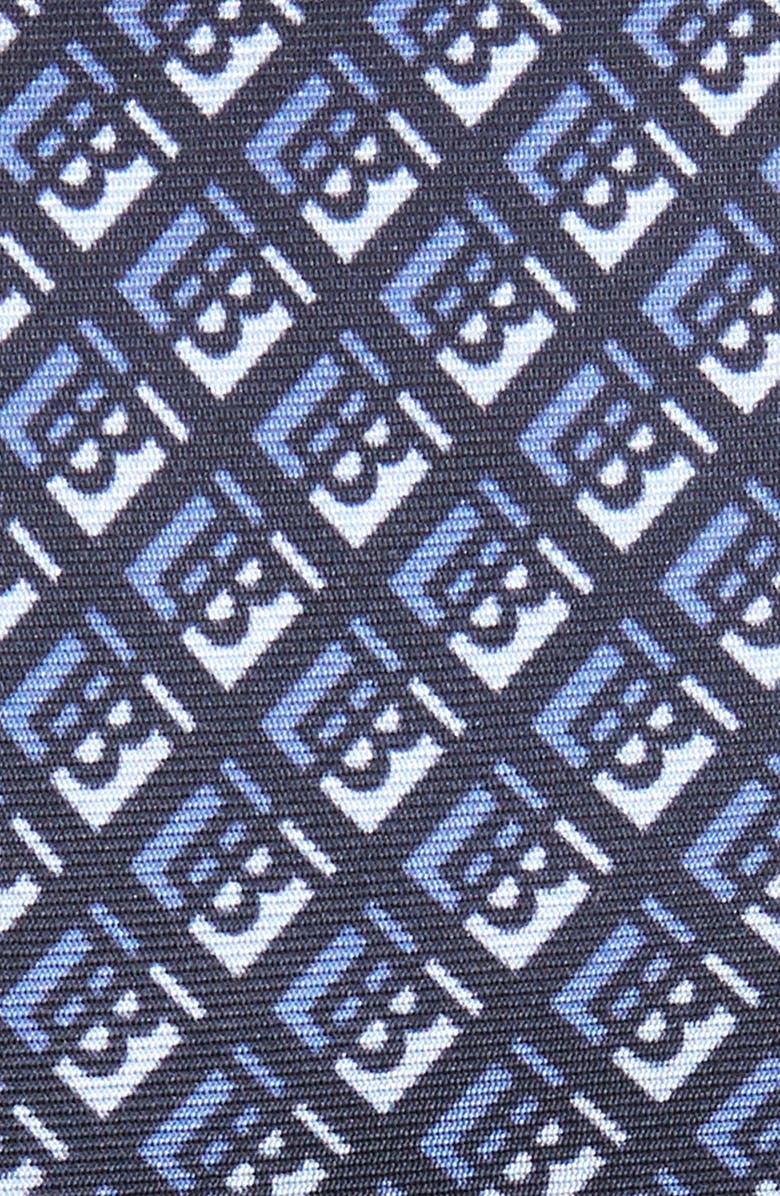 Burberry Manston Monogram Silk Tie, Alternate, color, 