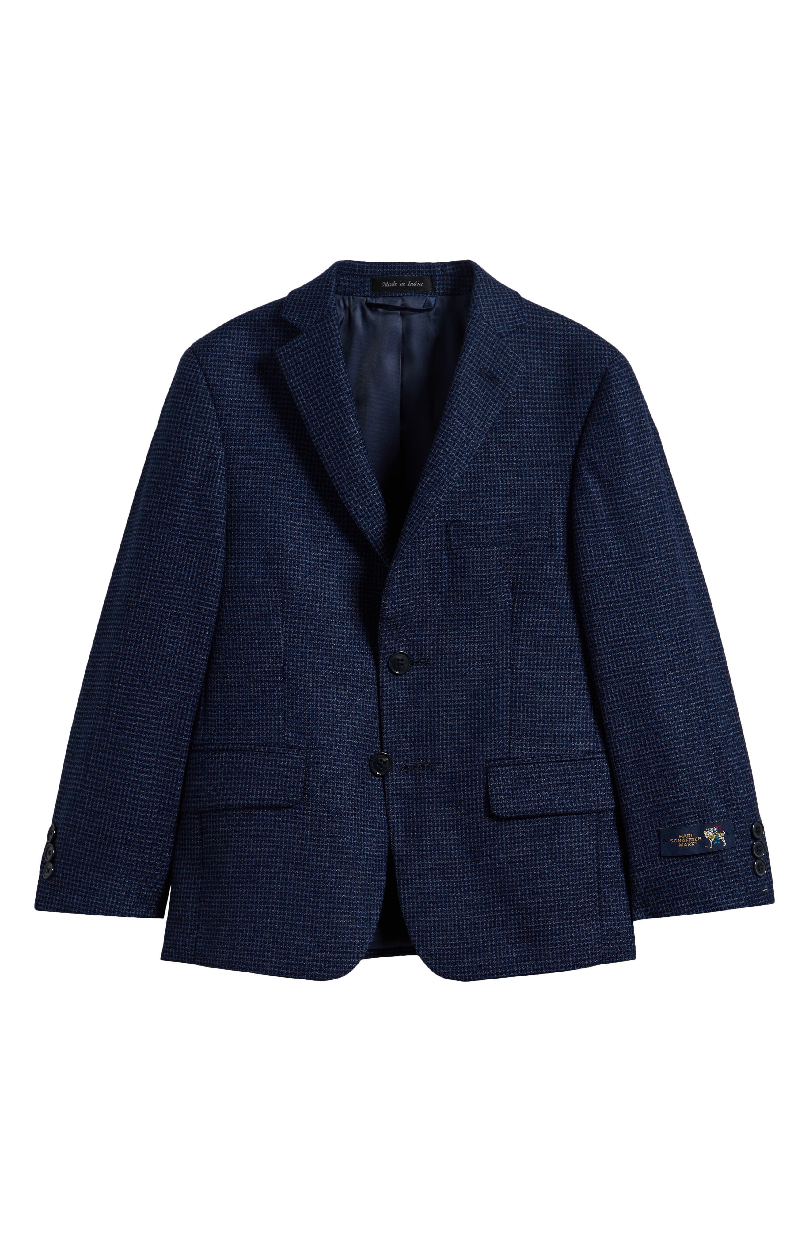 Kids' Mini Check Wool Sport Coat