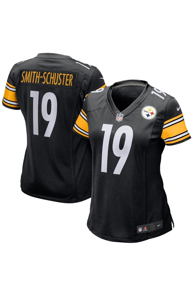 Nike Women's Nike JuJu Smith-Schuster Black Pittsburgh Steelers Game Player Jersey, Main, color,