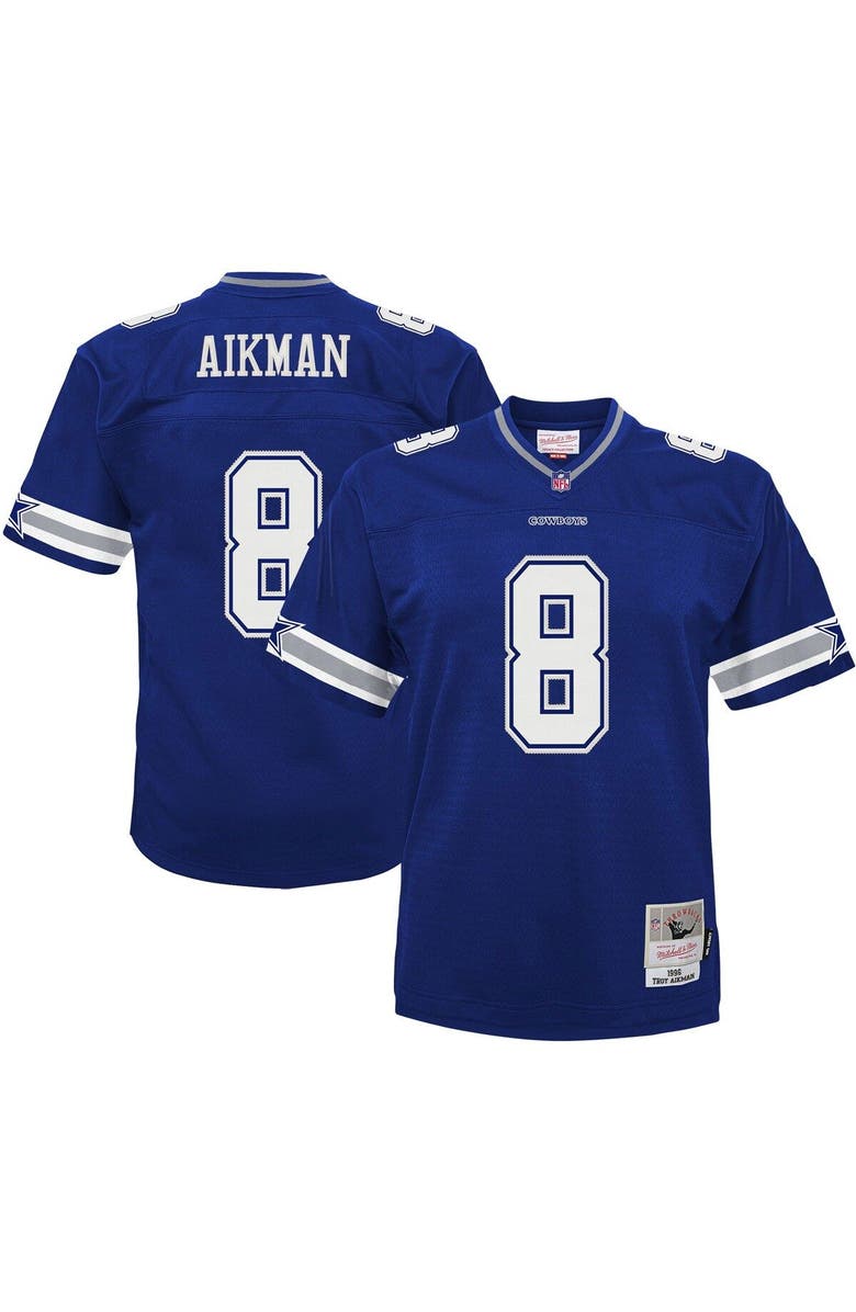 Mitchell & Ness Preschool Mitchell & Ness Troy Aikman Navy Dallas Cowboys 1996 Retired Player Legacy Jersey, Main, color, 