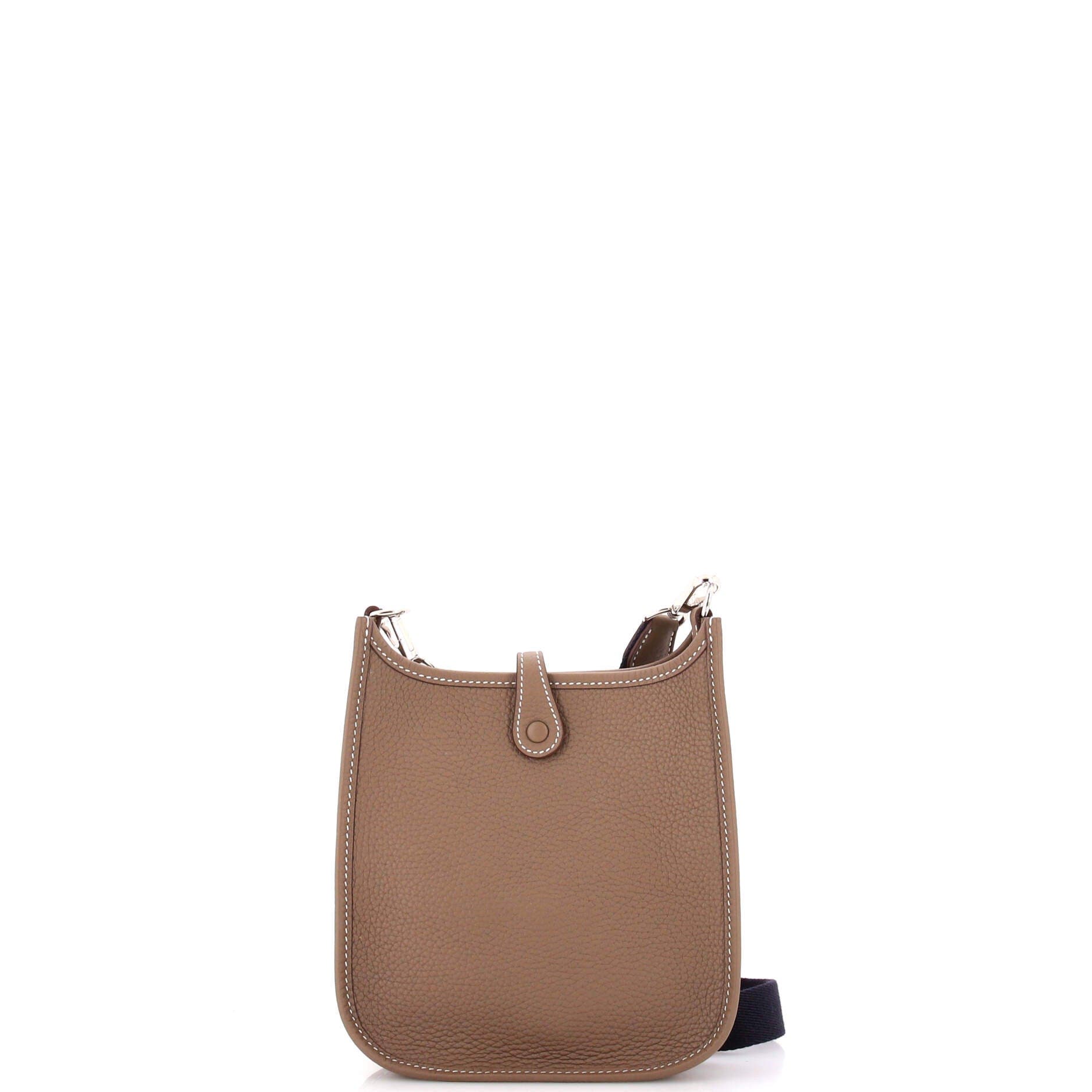 Pre-Owned Hermes Evelyne Bag Gen III Clemence TPM, Alternate, color, Etoupe