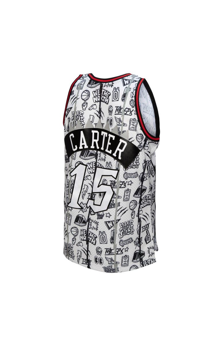 Mitchell & Ness Men's Mitchell & Ness Vince Carter White Toronto Raptors 1998/99 Swingman Jersey, Alternate, color, 