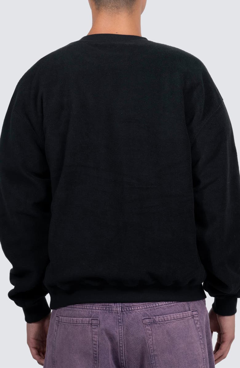 PLEASURES Appointment Fleece Crewneck Sweatshirt, Alternate, color, 