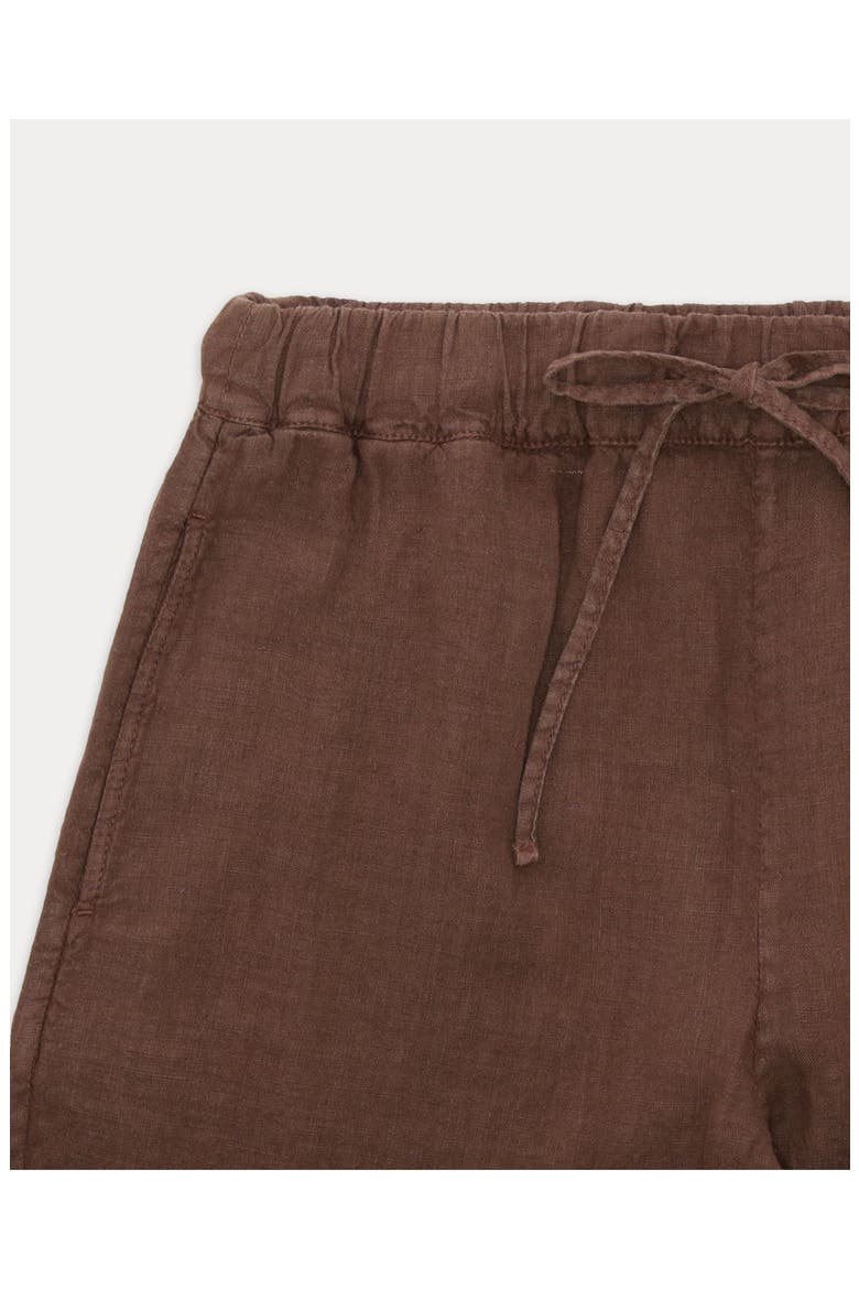 Jaleh Linen with Drawstring Pants, Alternate, color, Brown
