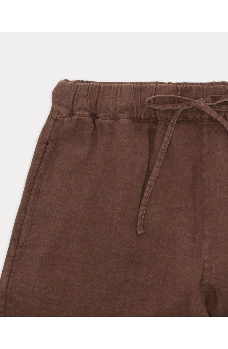 Fortela Jaleh Linen with Drawstring Pants, Alternate, color, Brown