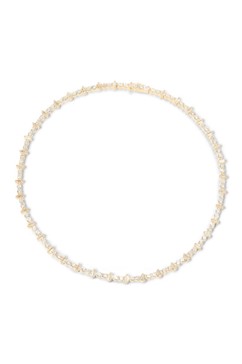 Mila Necklace, Main, color, White/Gold