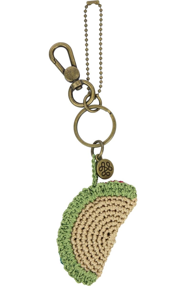 The Sak Yarnicharmz Hand Crochet Dangle - Food, Alternate, color, Taco