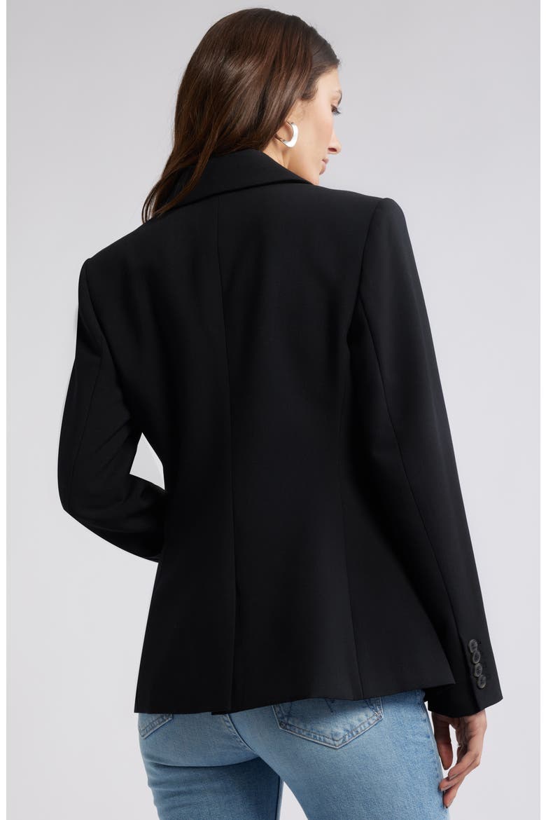 Icon Twill Hourglass Blazer, Alternate, color, BLACK