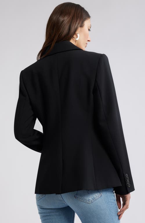 Open Edit The Icon Hourglass Blazer In Black