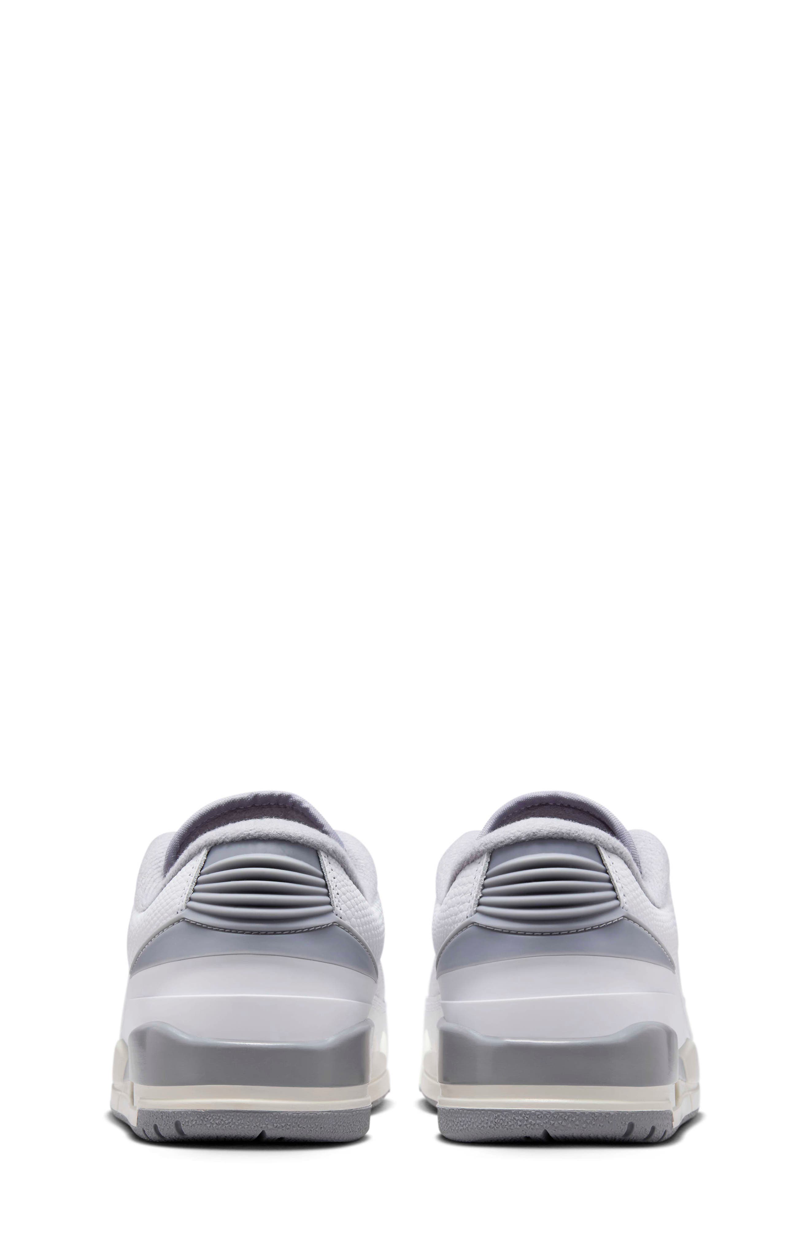 Nike Kids' Jordan 2/3 Sneaker, Alternate, color, 101 White/Sail/Cement Grey