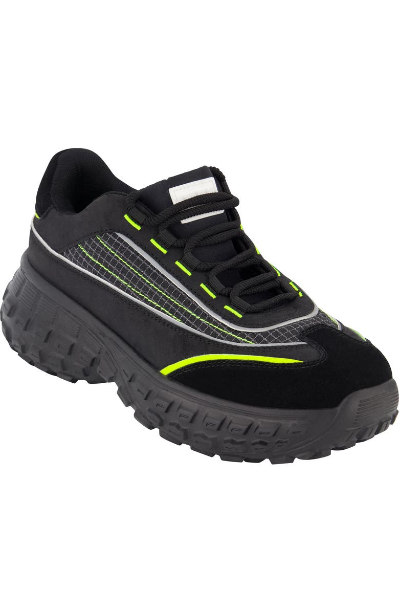 DKNY Mixed Media Low Top Hiking Sneaker, Main, color,