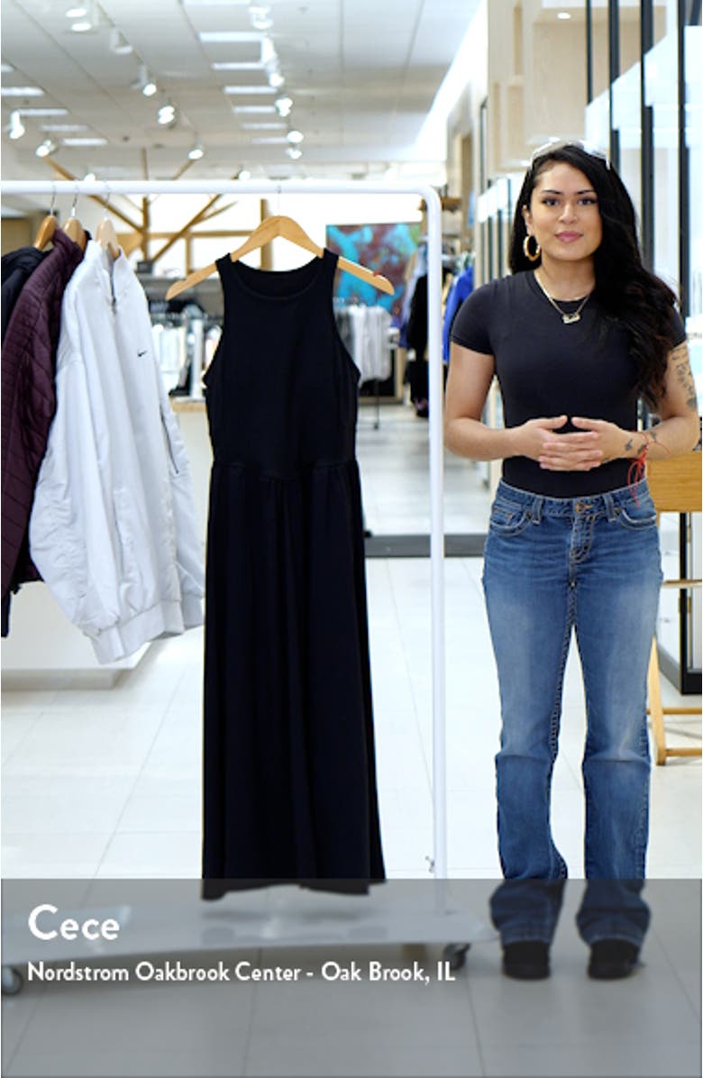 Effortless Cutout Back Hybrid Dress