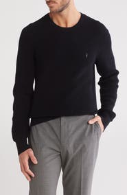 AllSaints Rias Waffle Stitch Cotton Sweater