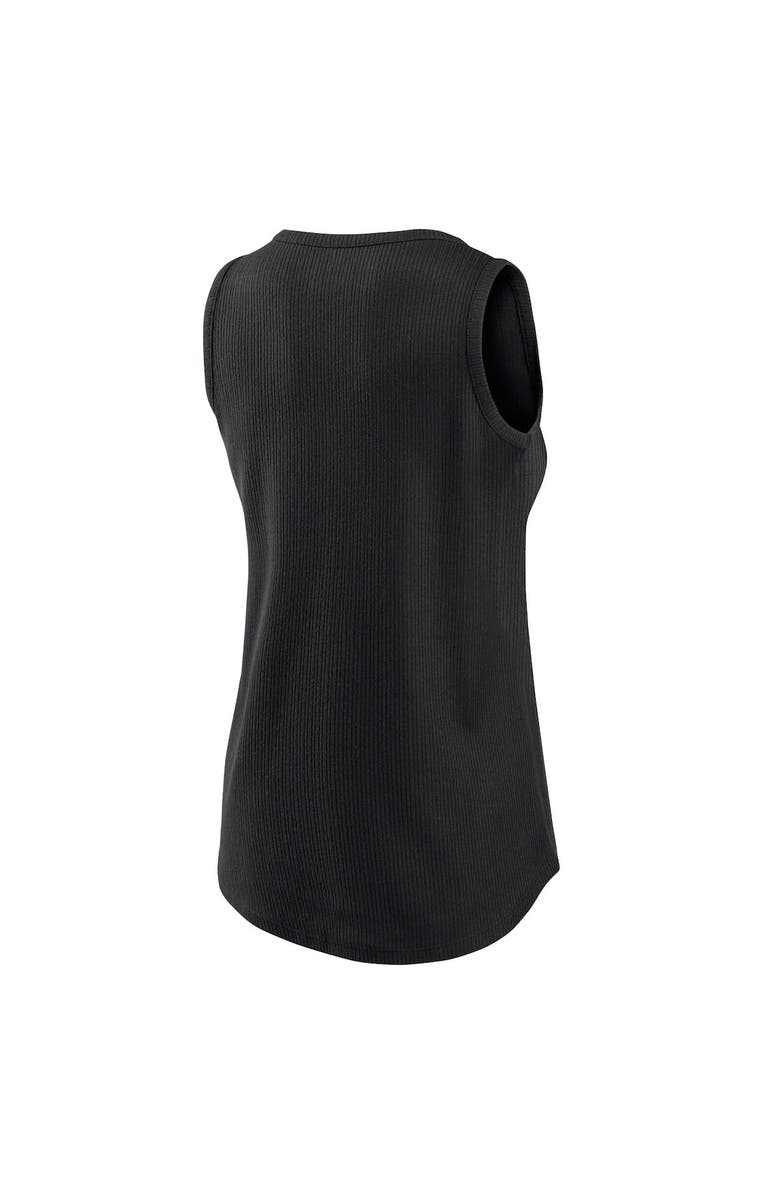 FANATICS Women's Fanatics Branded Black San Francisco Giants Iconic V-Neck Tank Top, Alternate, color, 