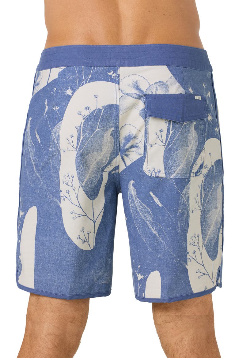OG Scalloped Printed Board Shorts, Alternate, color, NIGHTSHADOW BLUE