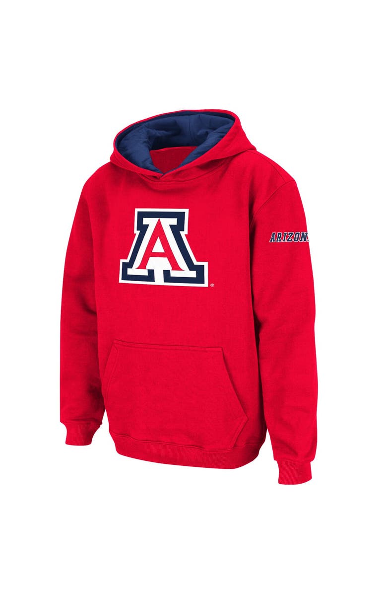 STADIUM ATHLETIC Youth Stadium Athletic Cardinal Arizona Wildcats Big Logo Pullover Hoodie, Alternate, color, Red