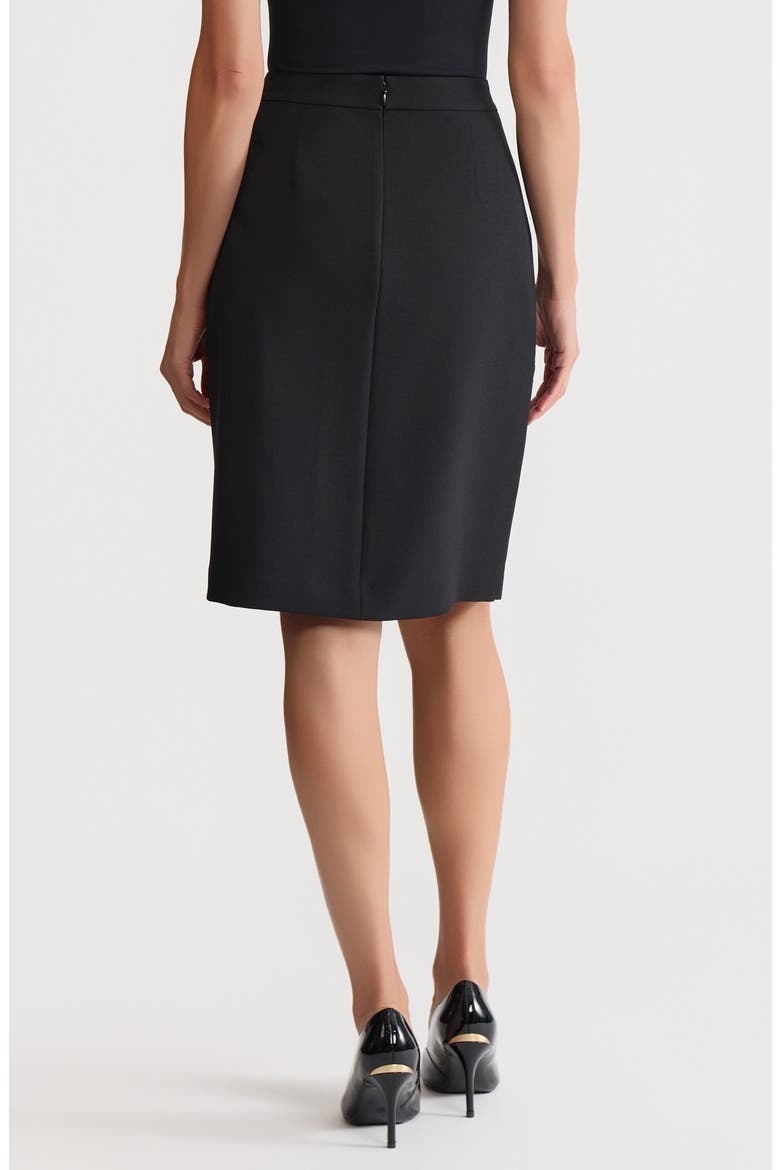 Box Bleat Front Skirt, Alternate, color, BLACK