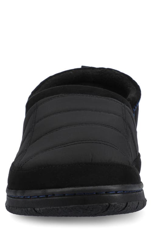 Vance Co. Vance Co Jared Faux Fur Lined Slipper In Black