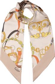 Elizabetta Silvia - Skinny Silk Scarf for Women
