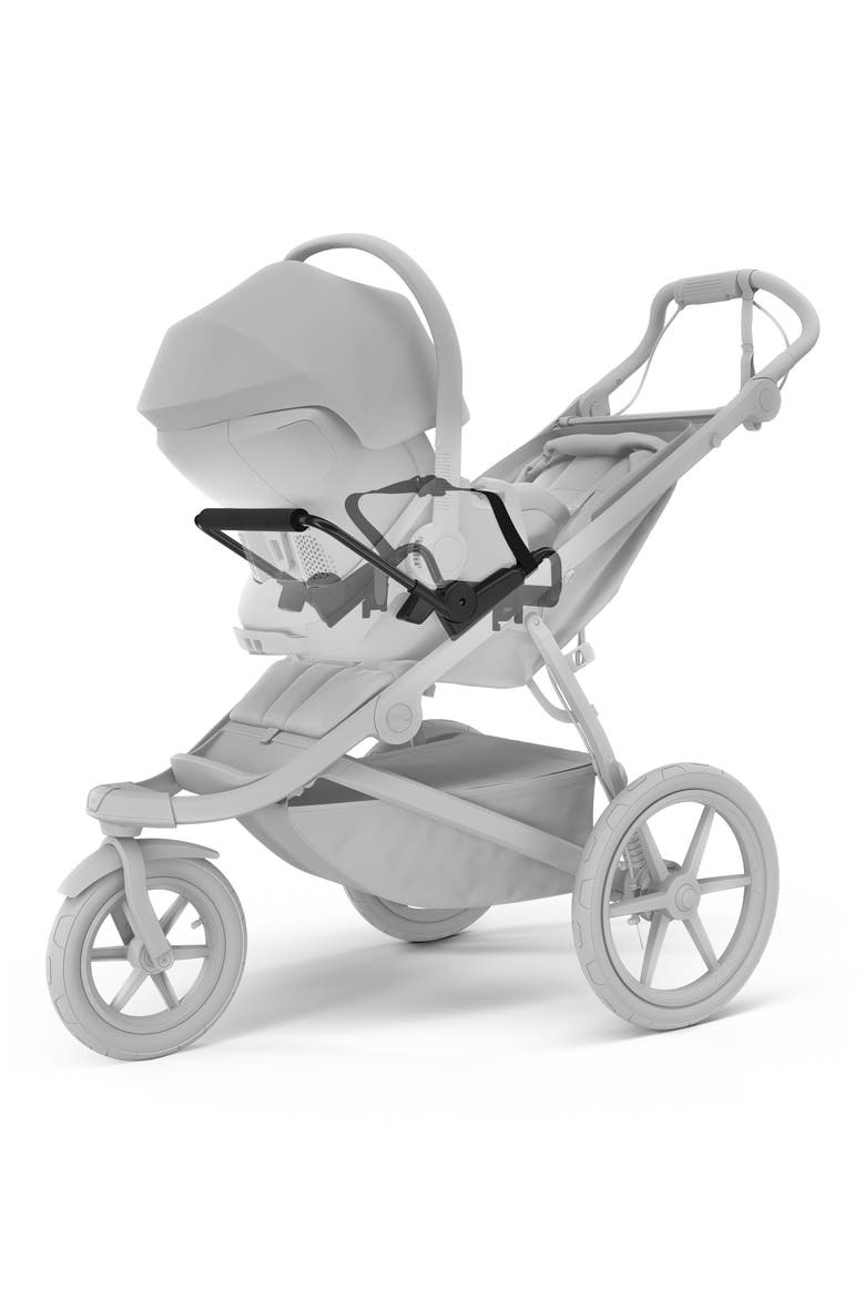 Urban Glide 3 Single Adaptor for Chicco Infant Car Seat, Alternate, color, BLACK