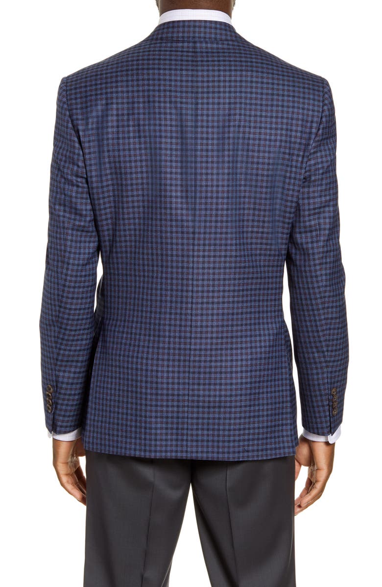 David Donahue Connor Classic Fit Check Wool Sport Coat, Alternate, color, 