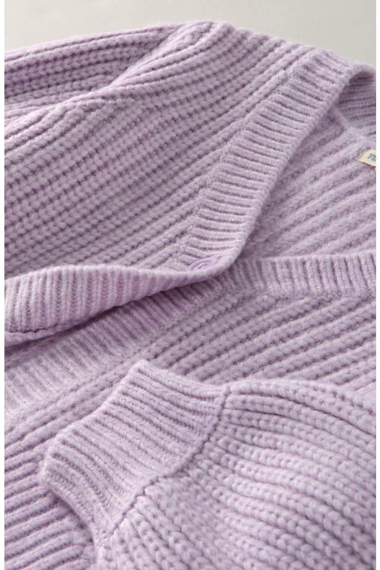 Kids' Button Front Cardigan, Alternate, color, PURPLE BLOOM