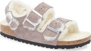Birkenstock Milano Genuine Shearling Slingback Sandal