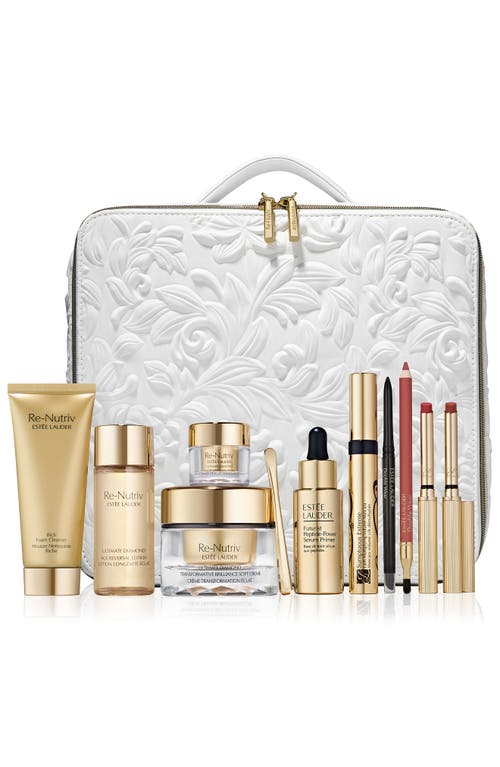 Estée Lauder Luxury Re-nutriv Set $800 Value In Transparent