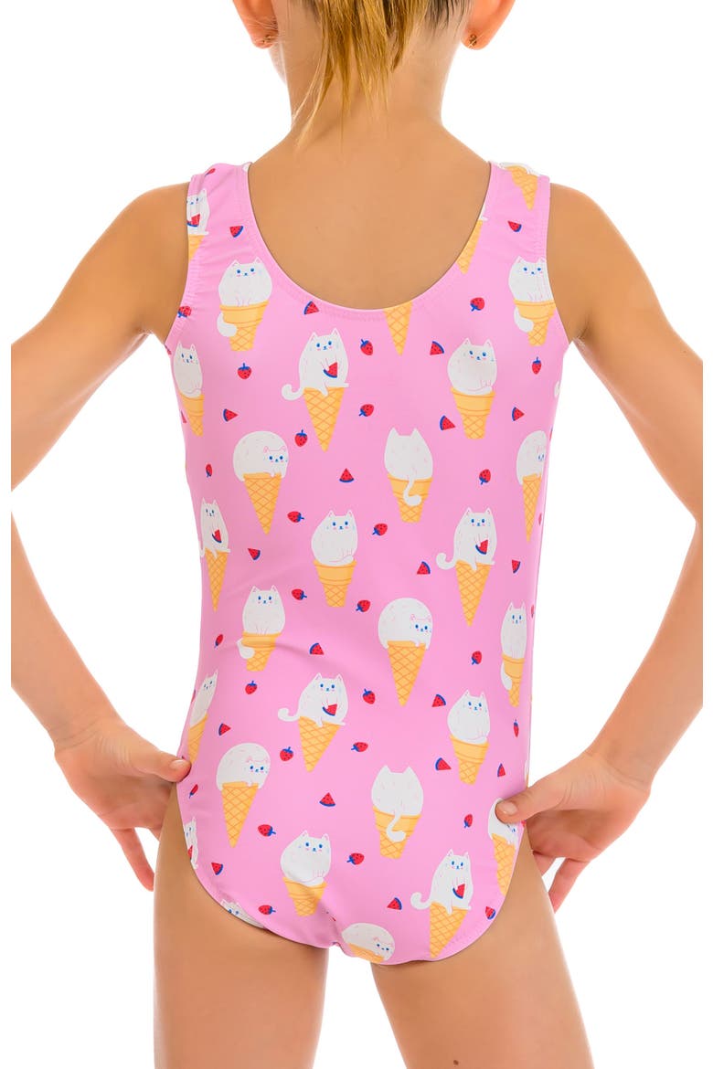 Kitty Cones Leotard, Alternate, color, Kitty Cones