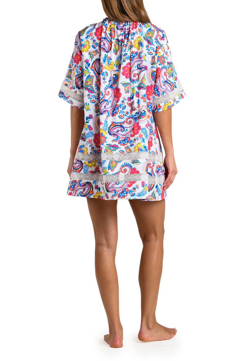 Butterfly High Tunic Cover-Up, Alternate, color, MULTI