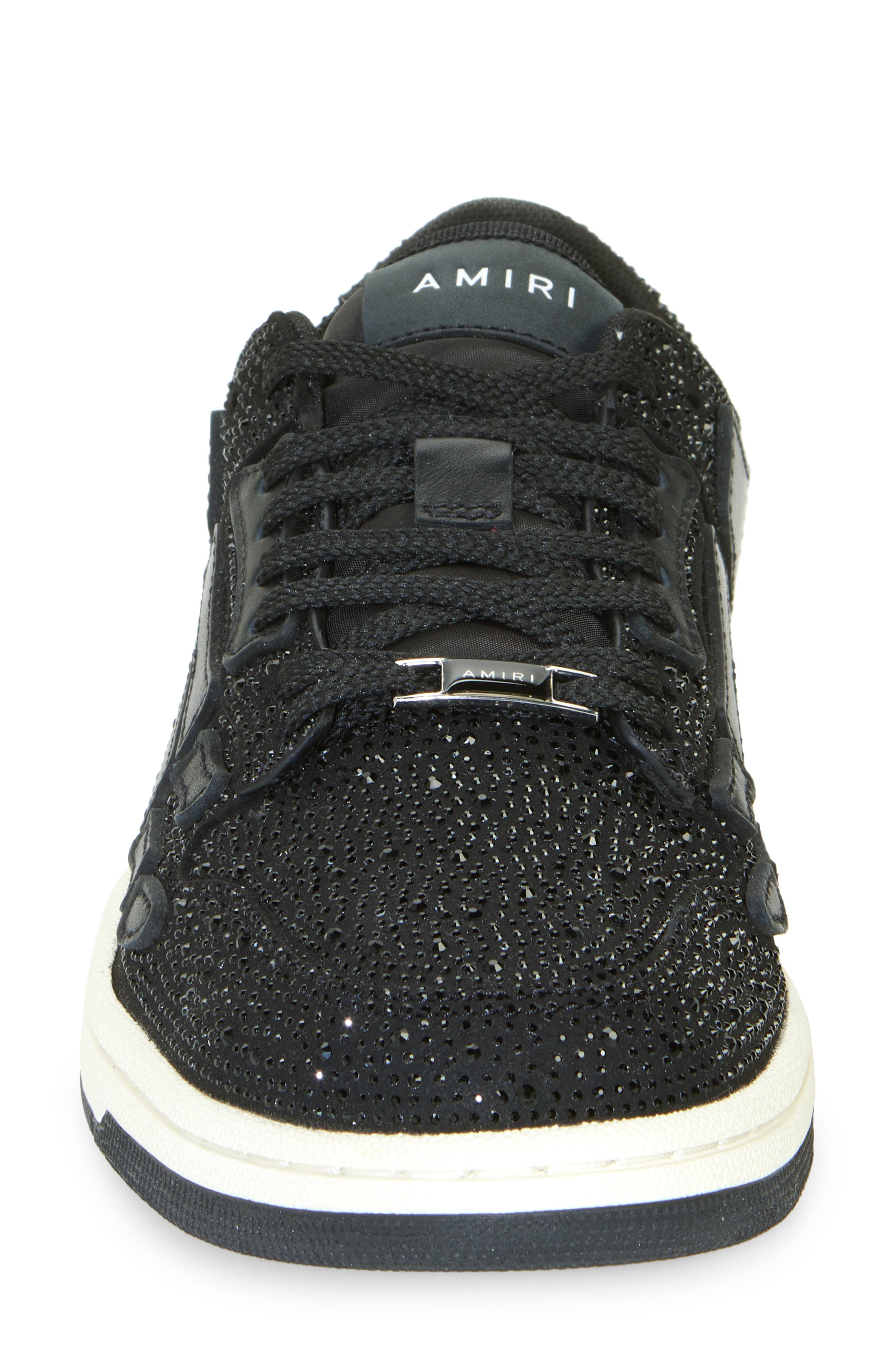 AMIRI Crystal Skeleton Low Top Sneaker, Alternate, color, 