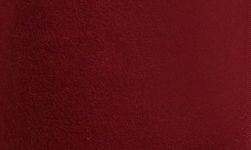 Skims Cotton Fleece Blend Classic Straight Leg Pants In Red