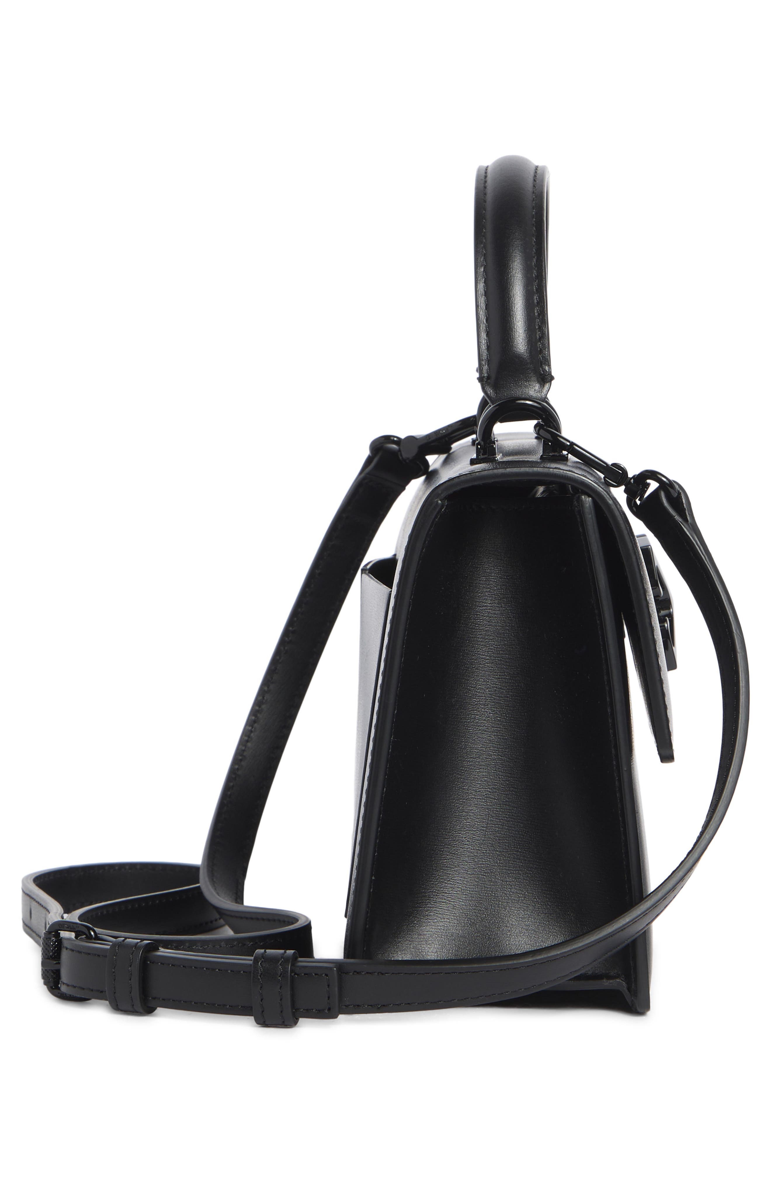 Off-White Jitney 1.4 Leather Top Handle Bag, Alternate, color, 