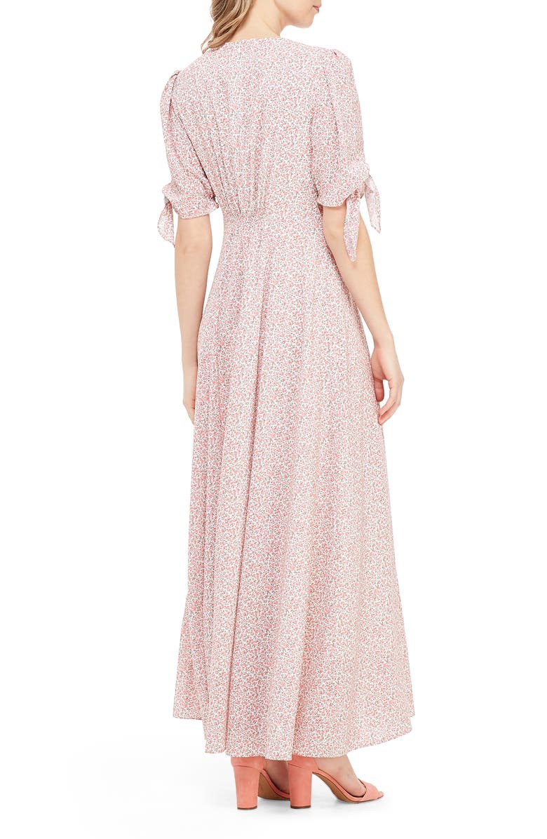 Gal Meets Glam Collection Ditsy Floral Print Maxi Dress, Alternate, color, 