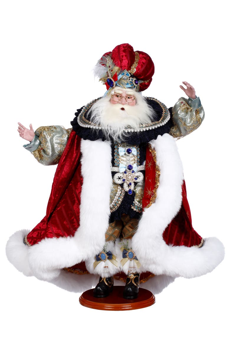 Mark Roberts Joyeux Noel Santa, Main, color, Red