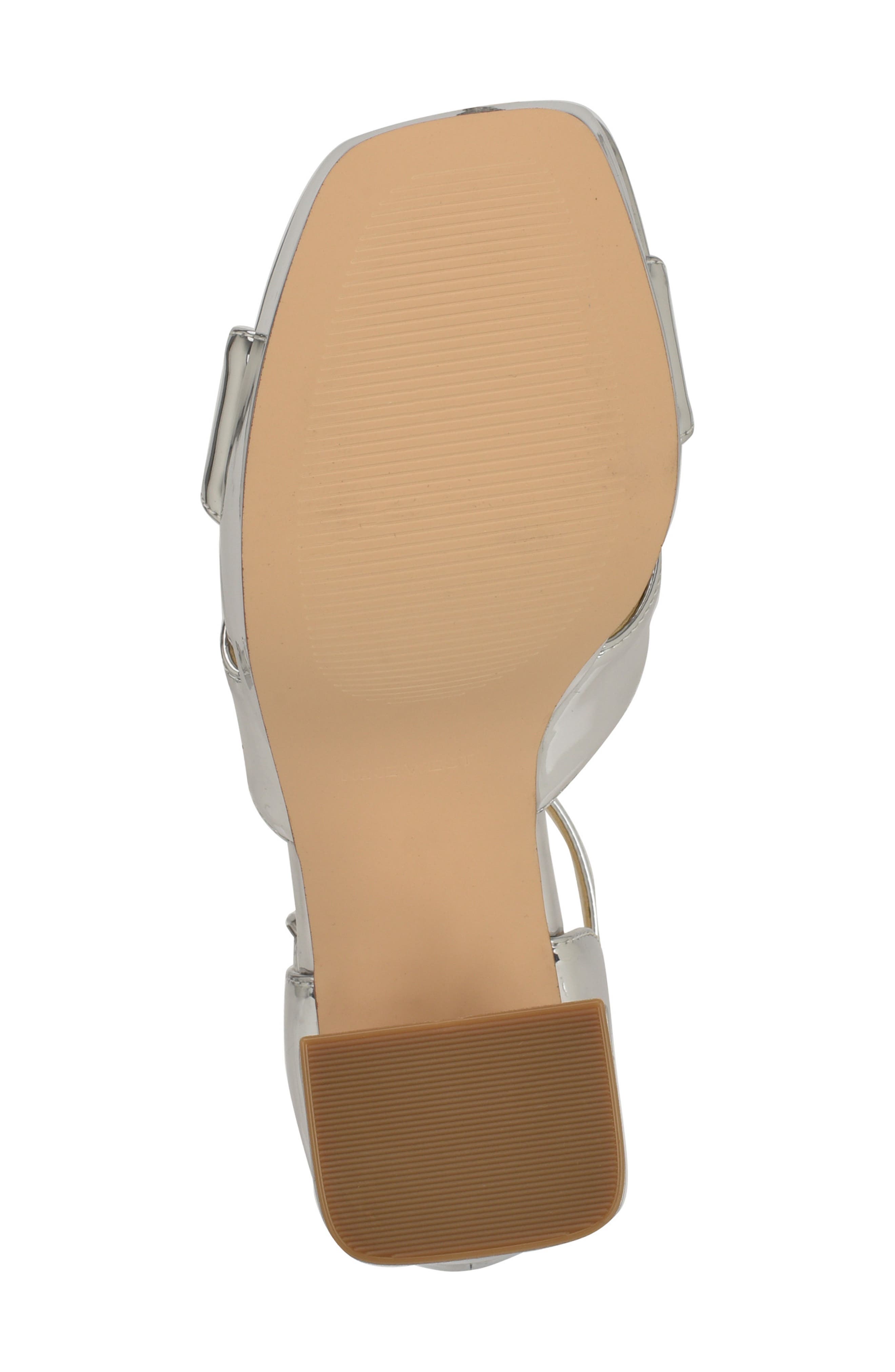 Vicky Ankle Strap Platform Sandal, Alternate, color, SILVER